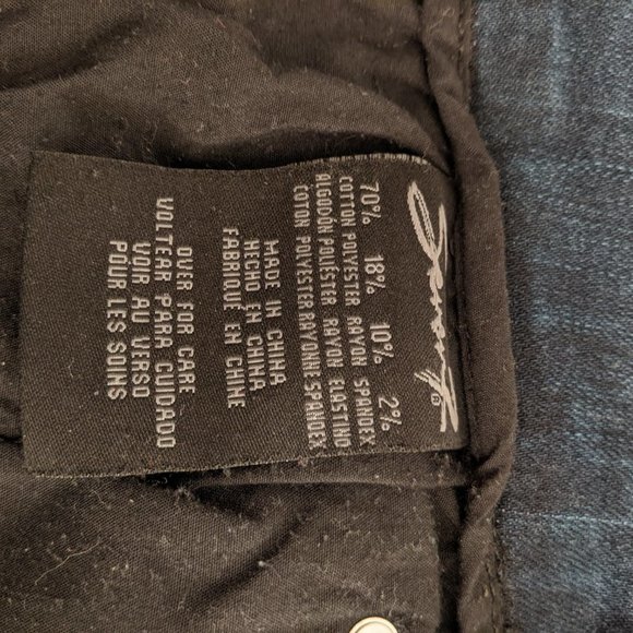 Seven7 Skinny High Rise Jeans Size 14. Navy Narrow Jeans. - Picture 8 of 11